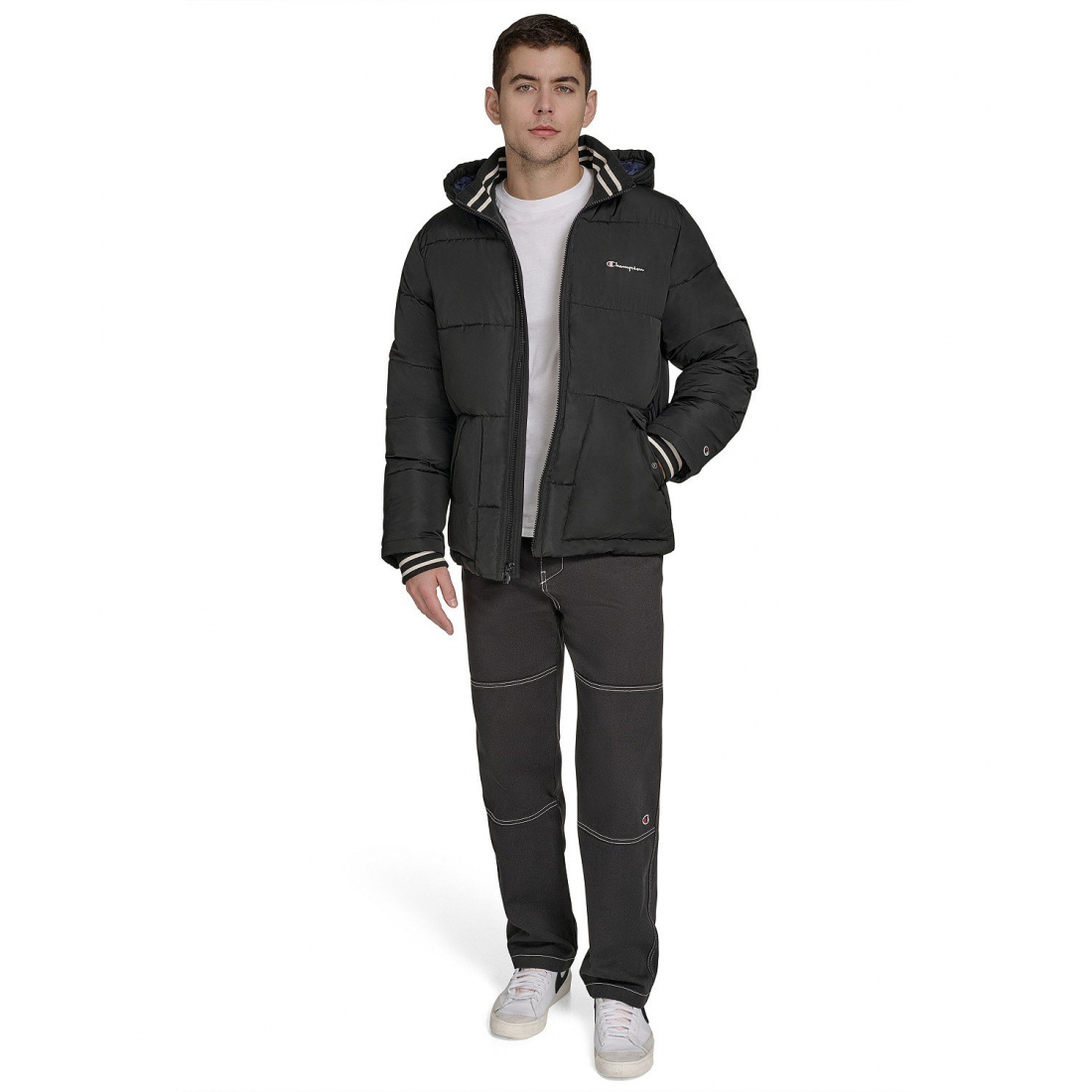 'Hooded' Pufferjacke für Herren