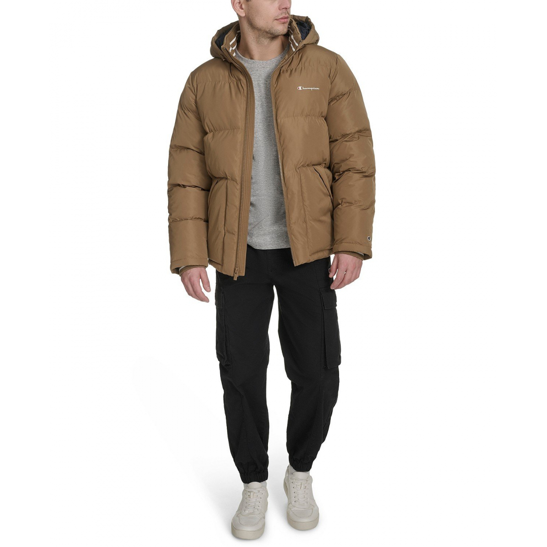'Hooded' Pufferjacke für Herren