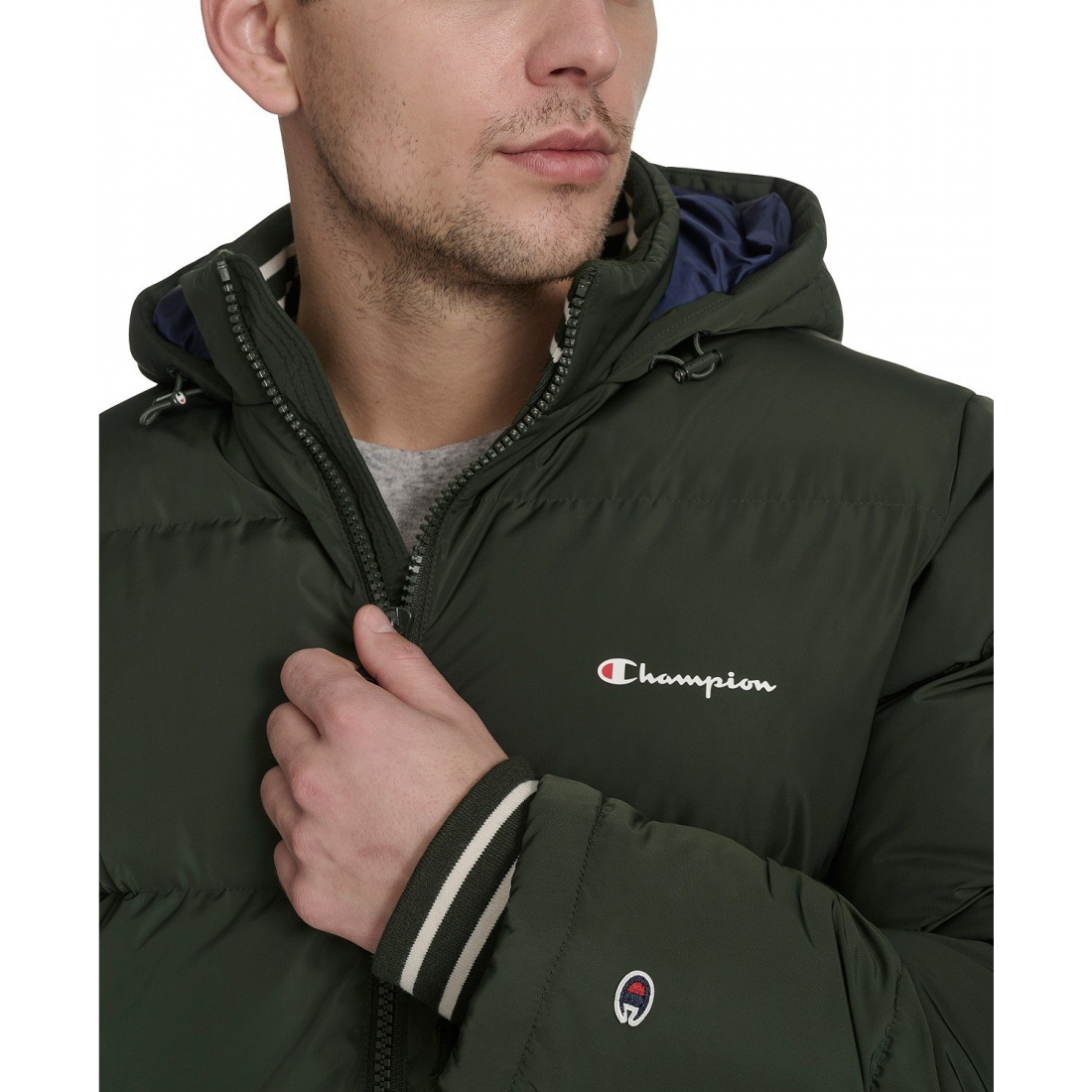 'Hooded' Pufferjacke für Herren