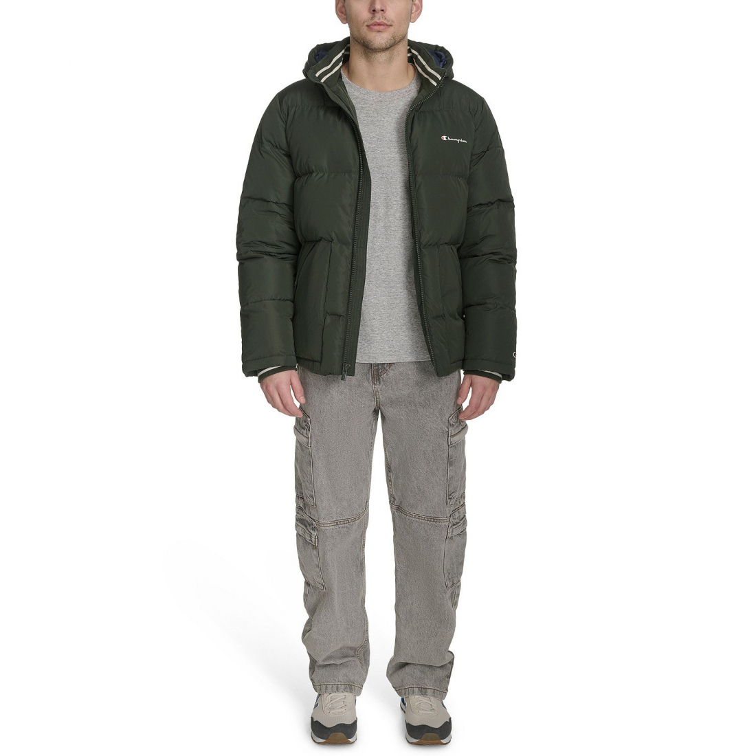 'Hooded' Pufferjacke für Herren