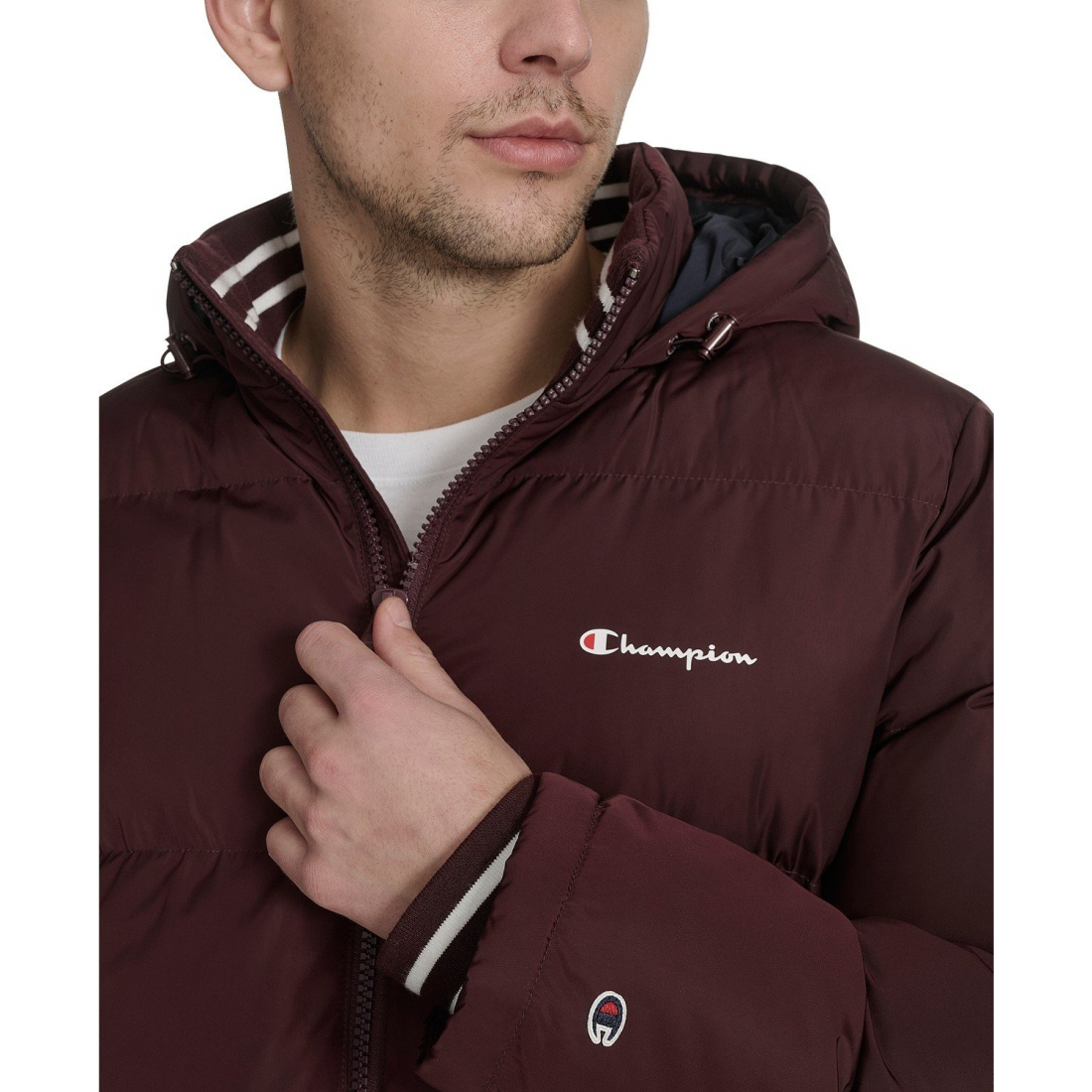 'Hooded' Pufferjacke für Herren