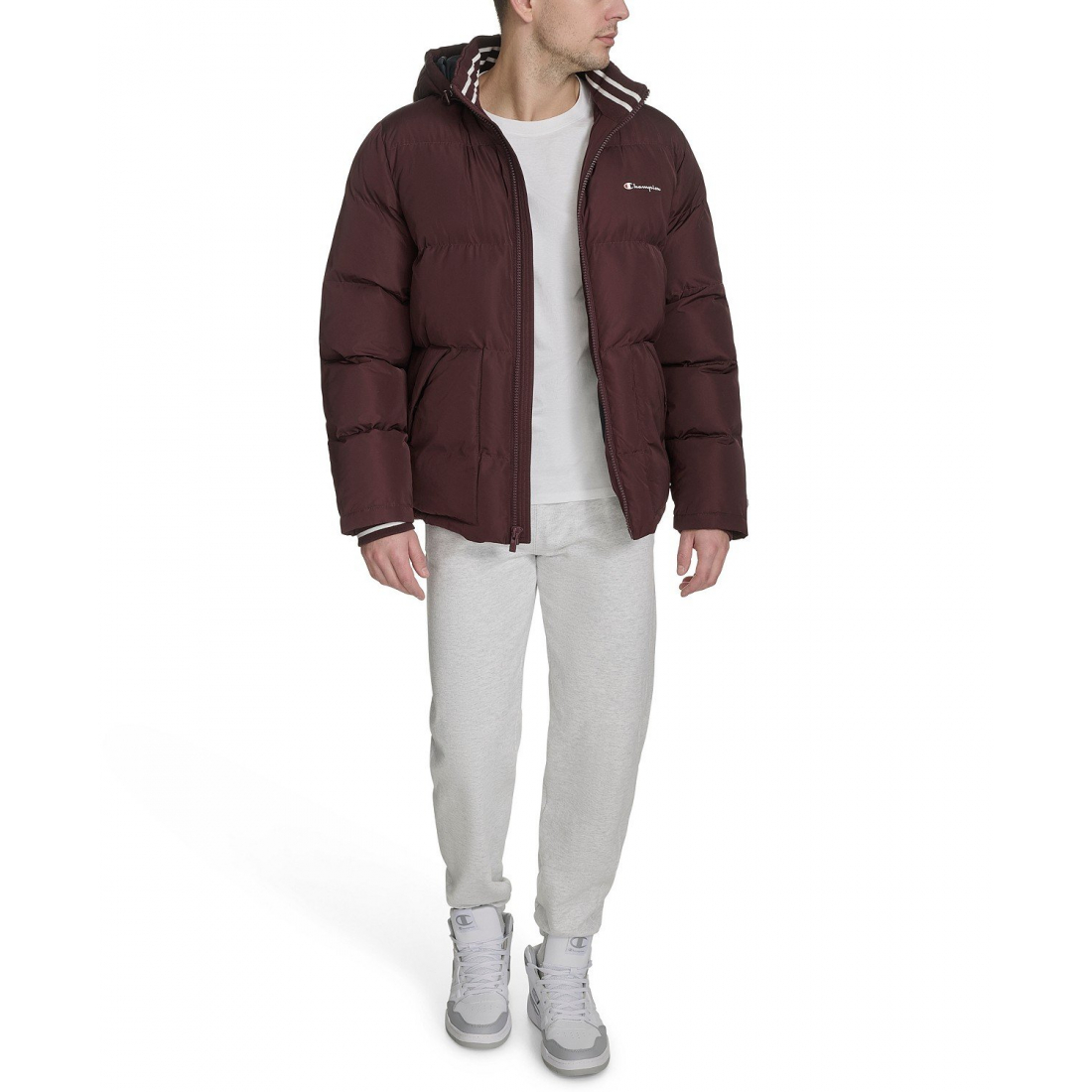 'Hooded' Pufferjacke für Herren