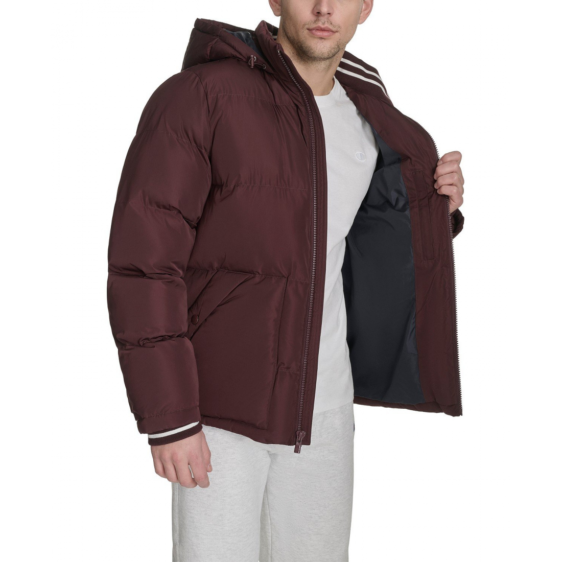 'Hooded' Pufferjacke für Herren