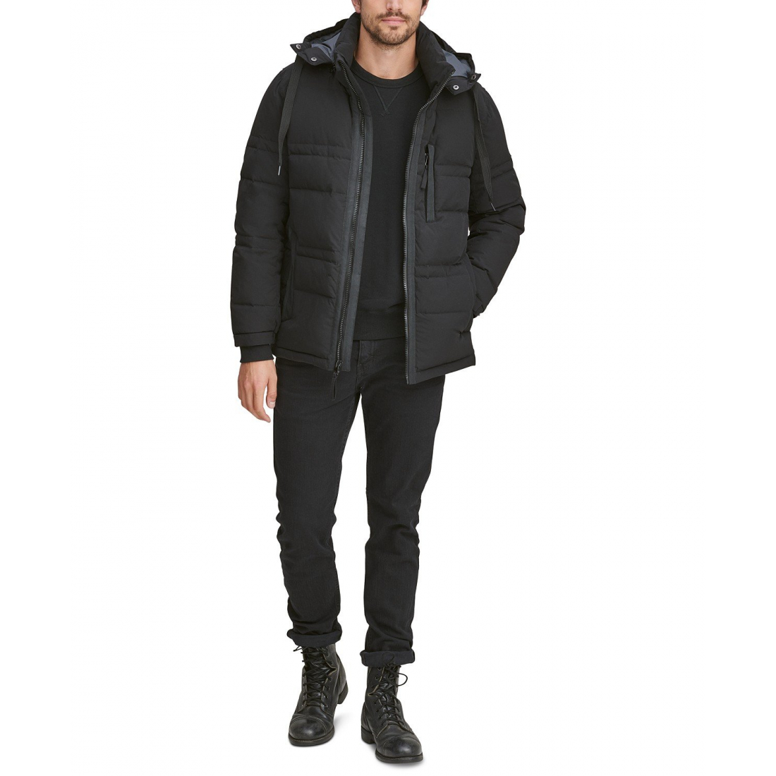 'Huxley Crinkle With Removable Hood' Daunenjacke für Herren