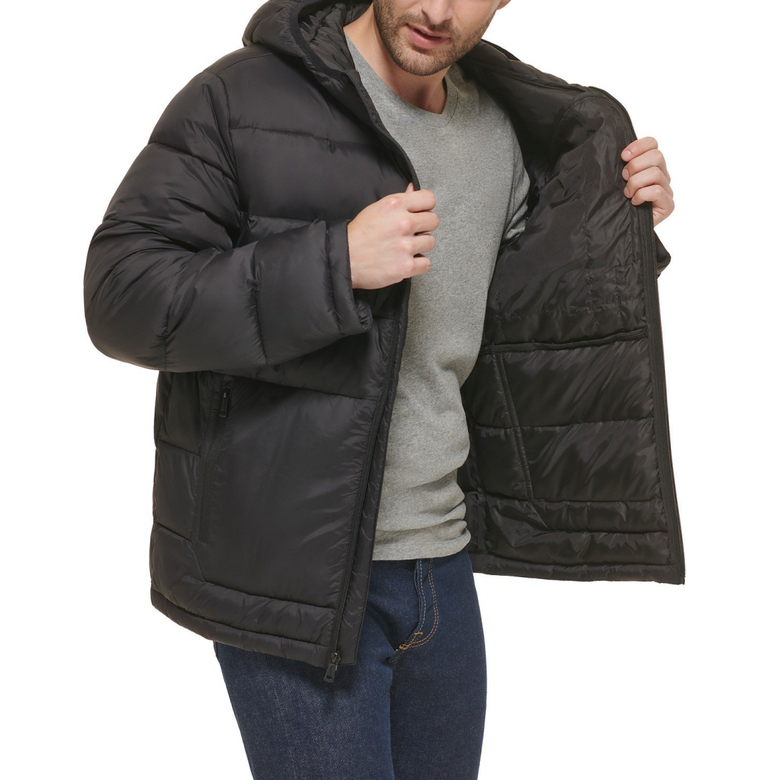 Veste matelassée 'Lightweight Hooded' pour Hommes