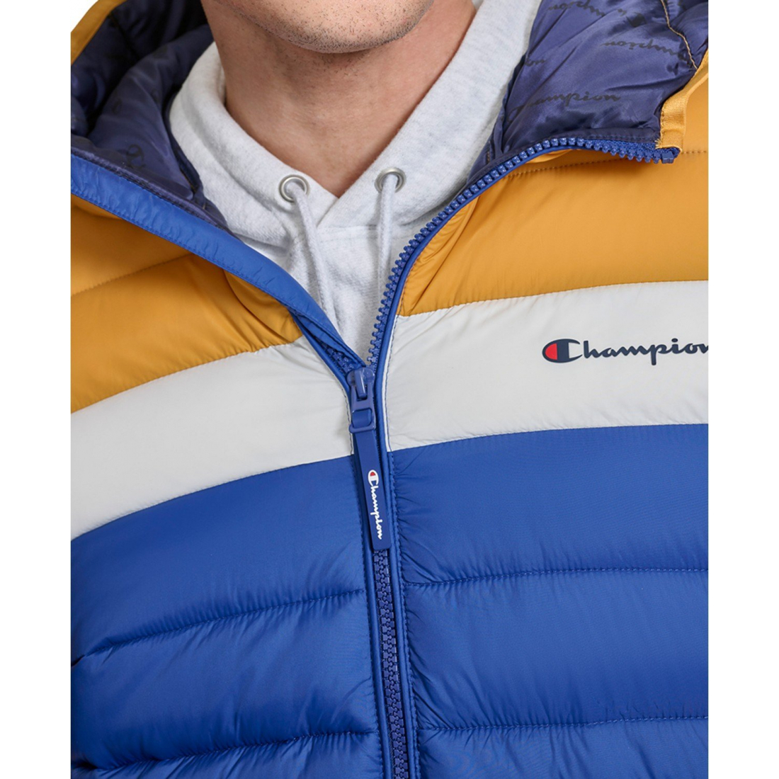 'Performance Hooded' Gesteppte Jacke für Herren