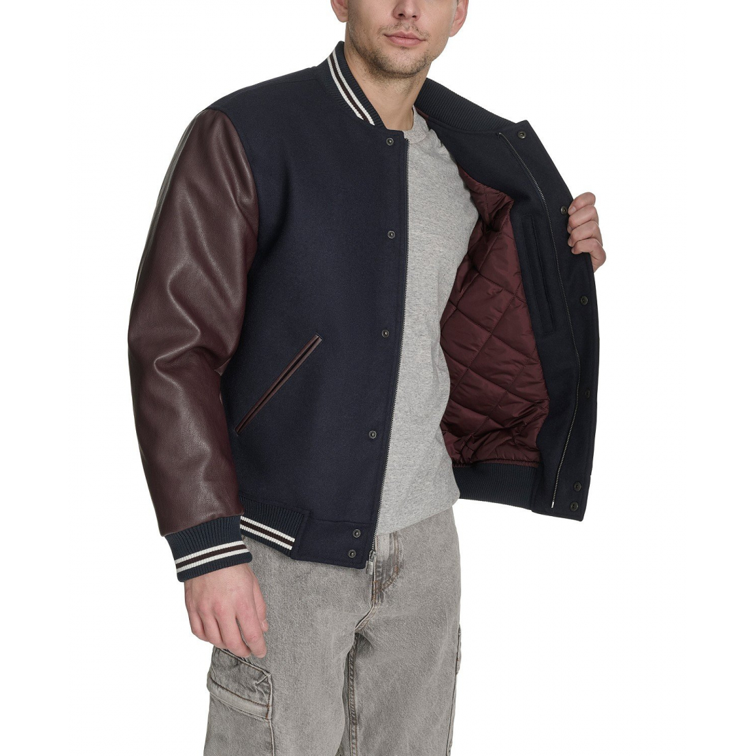 'Mixed Media' Bomberjacke für Herren