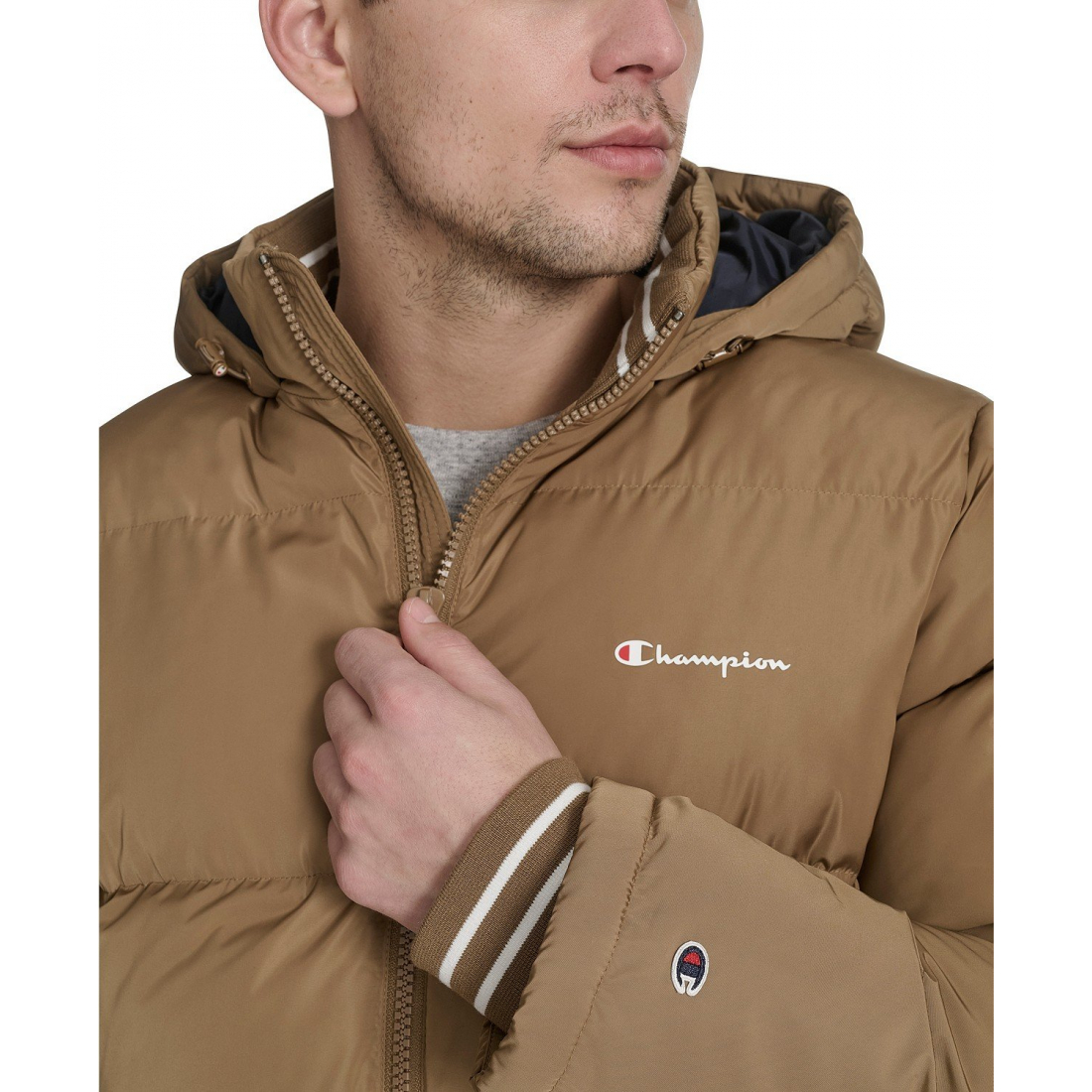 'Hooded' Pufferjacke für Herren