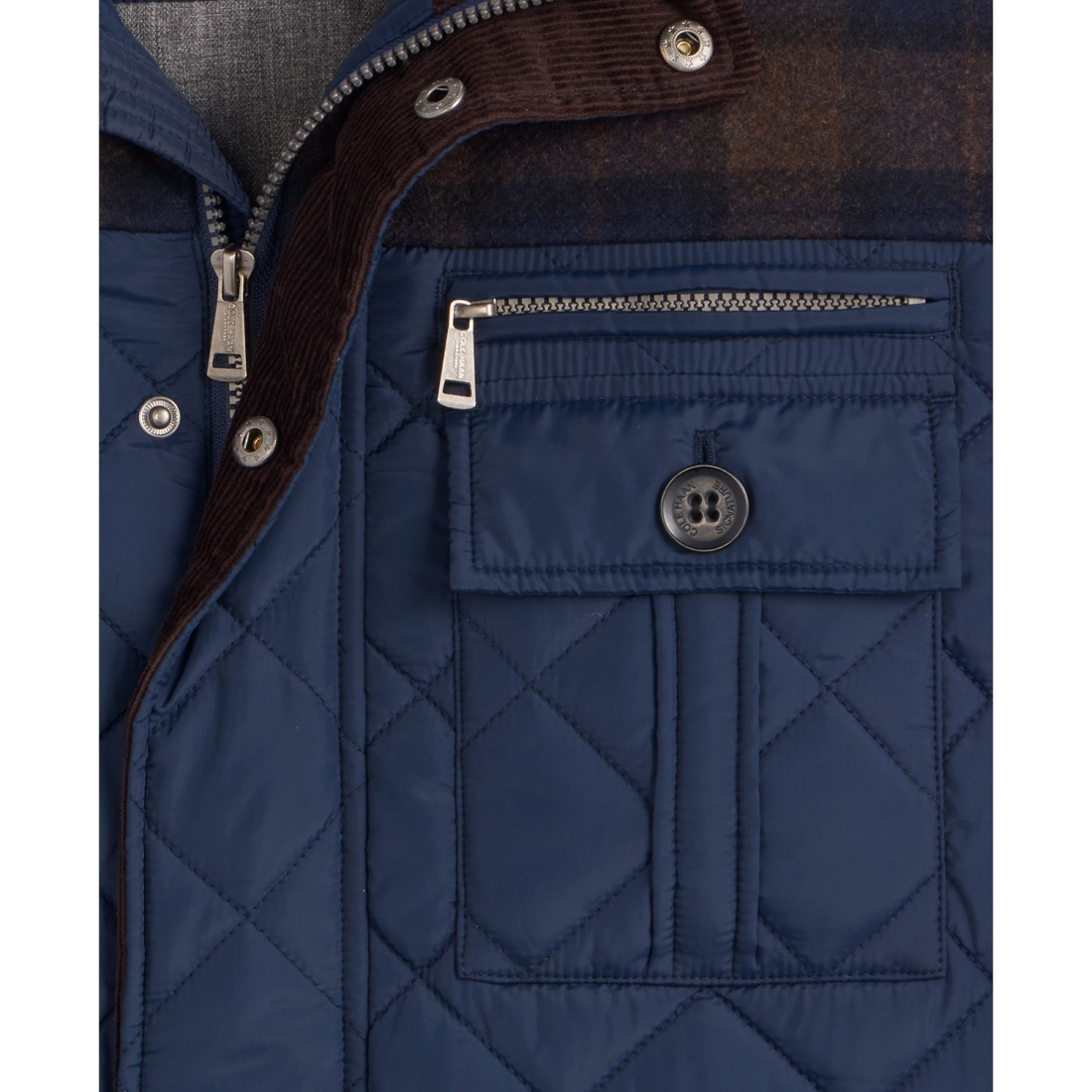 Veste matelassée 'Mixed Media' pour Hommes