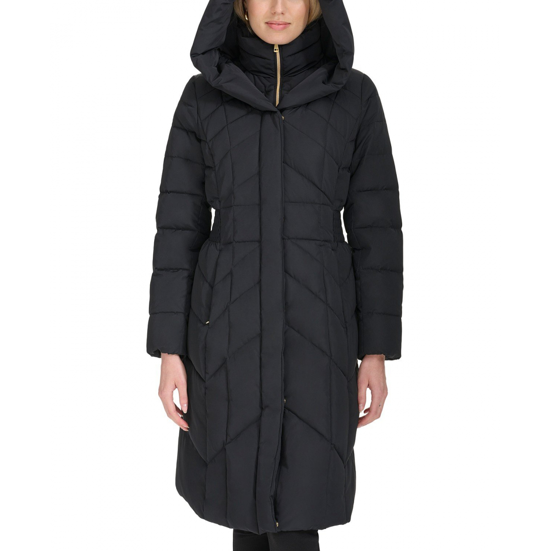 Manteau matelassé 'Bibbed Hooded' pour Femmes