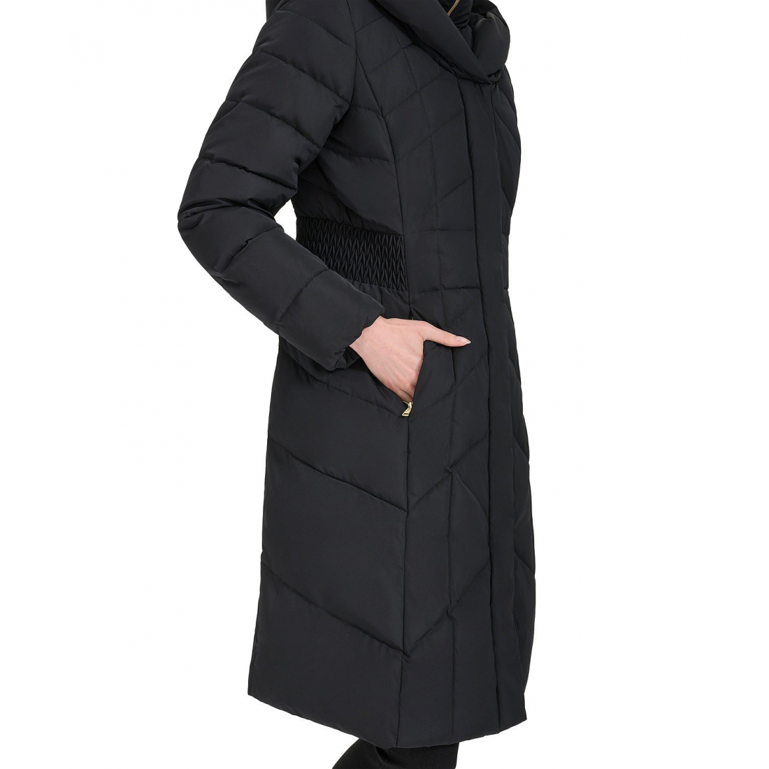 Manteau matelassé 'Bibbed Hooded' pour Femmes