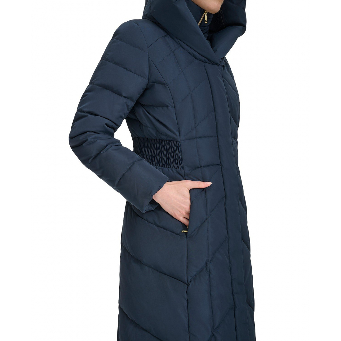 Manteau matelassé 'Bibbed Hooded' pour Femmes