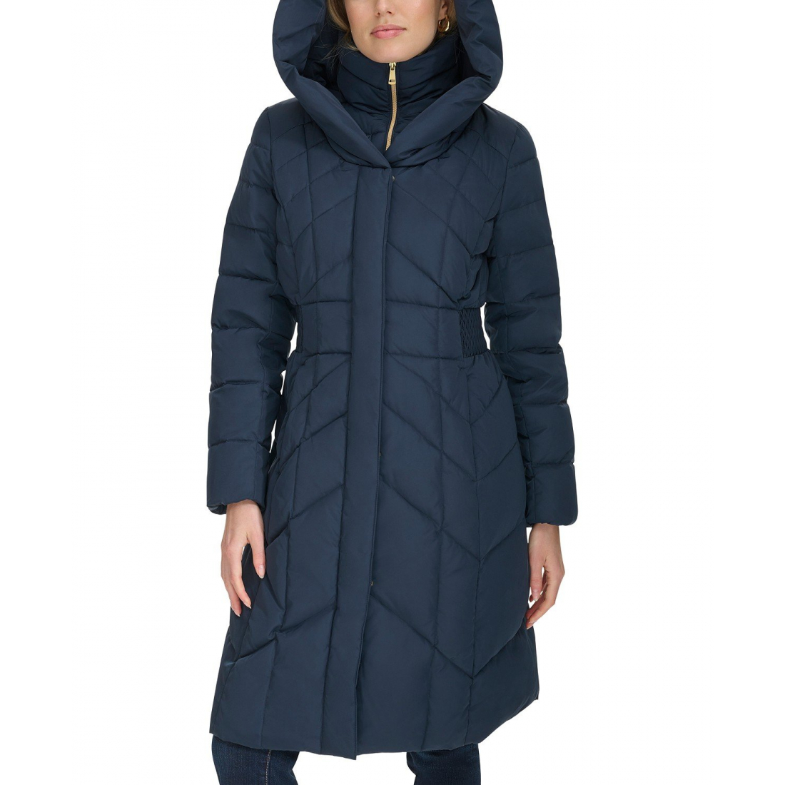 Manteau matelassé 'Bibbed Hooded' pour Femmes