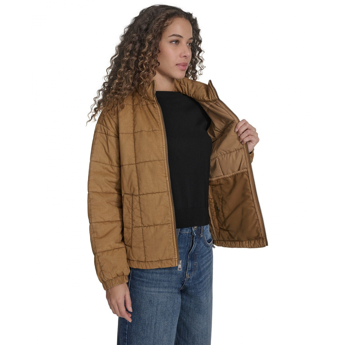 'Box' Gesteppte Jacke für Damen