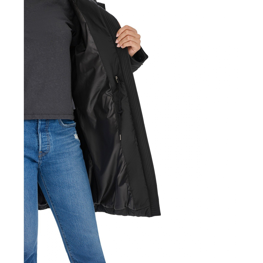 'Diamond Quilted Cinch Waist' Jacke für Damen