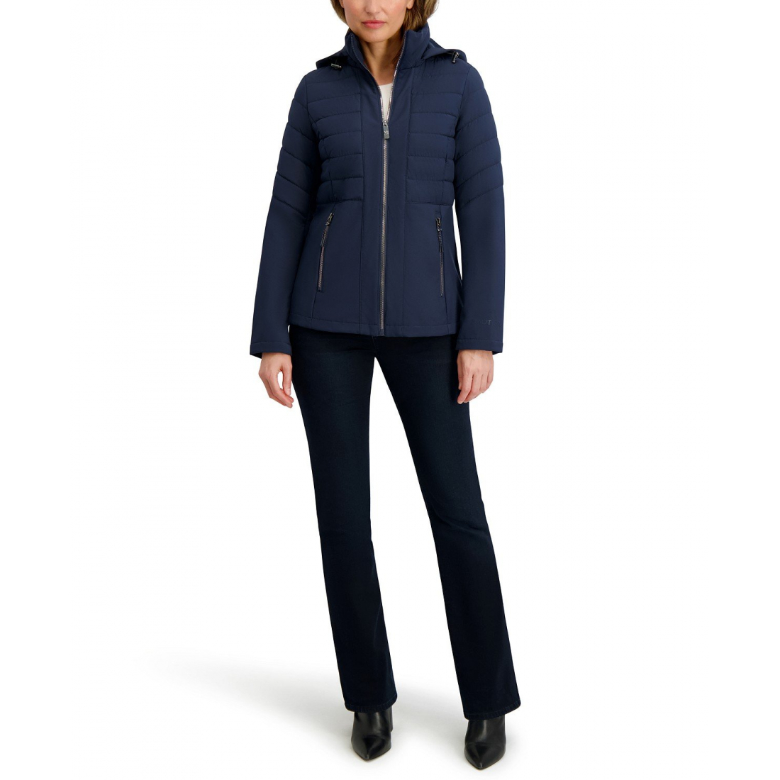 Manteau matelassé 'FleeceHooded Softshell' pour Femmes