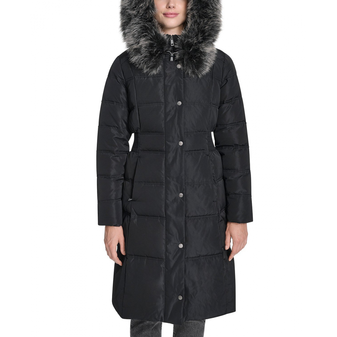 Manteau matelassé 'Trim Hood Zip-Front' pour Femmes