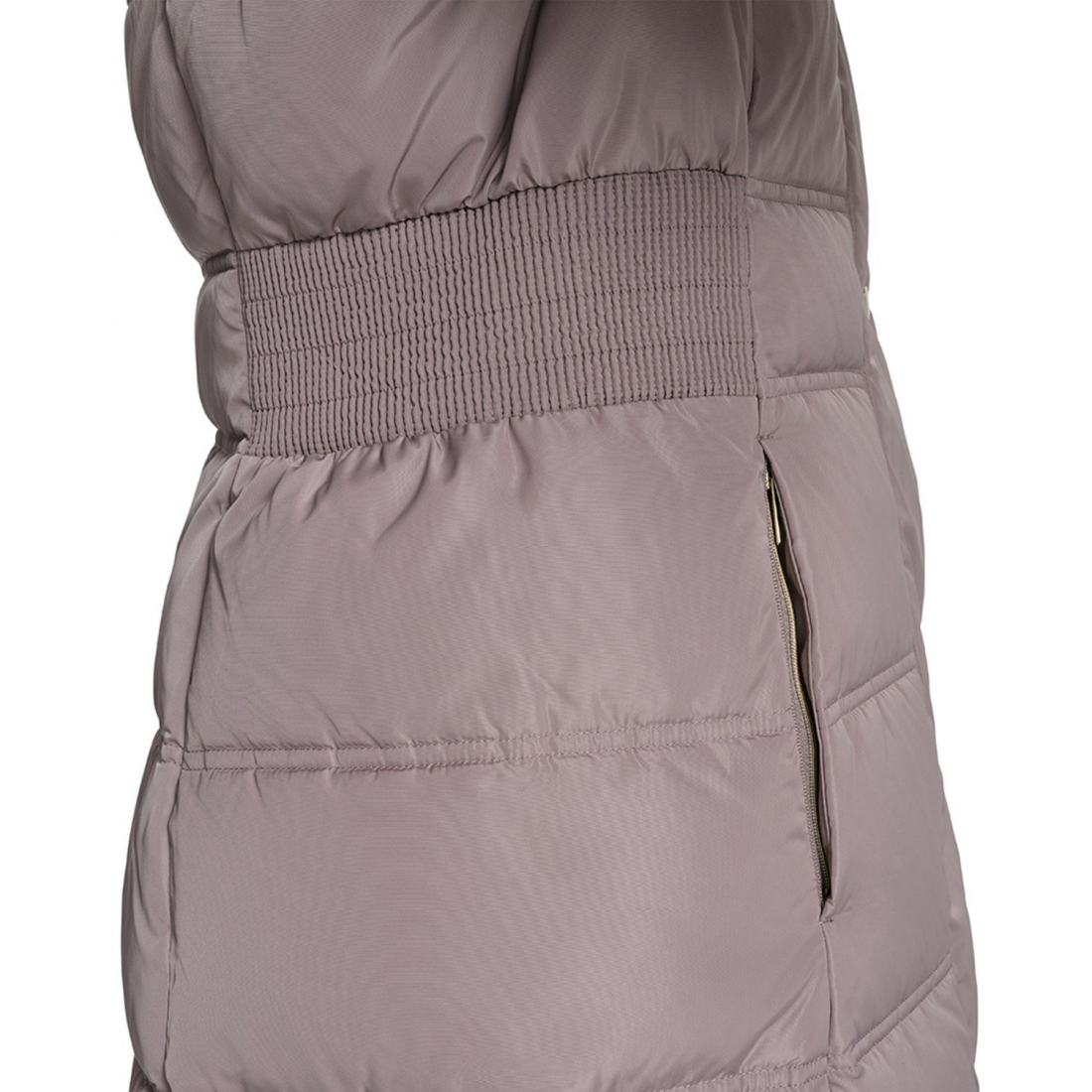 Manteau matelassé 'Trim Hood Zip-Front' pour Femmes