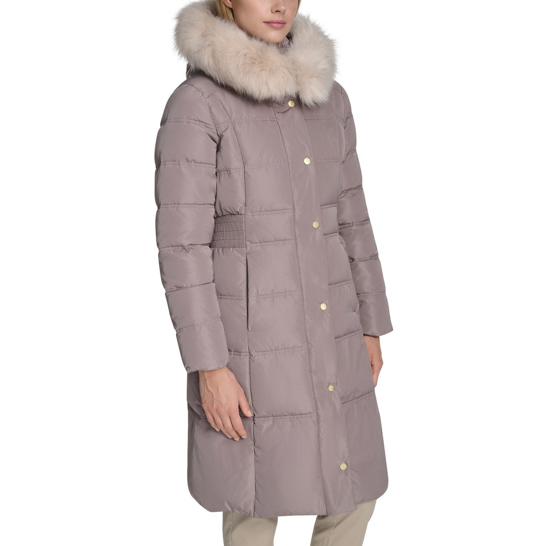 Manteau matelassé 'Trim Hood Zip-Front' pour Femmes