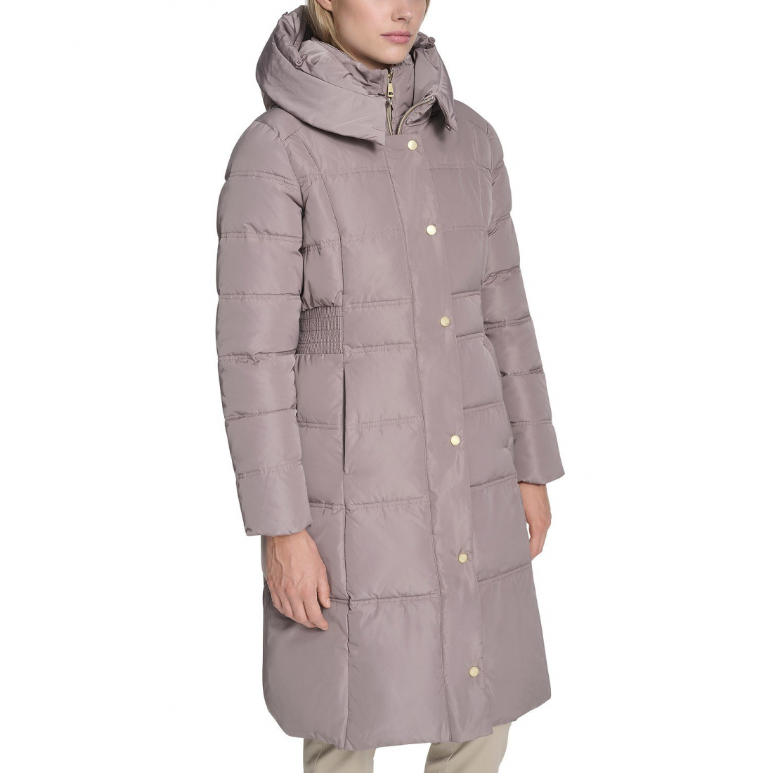 Manteau matelassé 'Trim Hood Zip-Front' pour Femmes