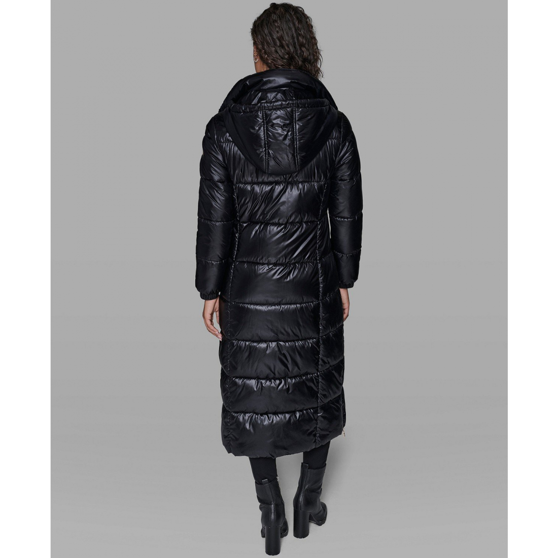 Manteau matelassé 'Hooded Snap-Front' pour Femmes