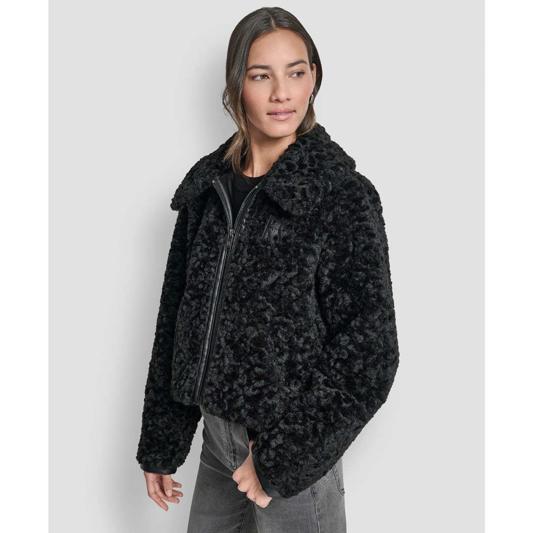 Women's 'Collared Zip Up' Bomber Jacket