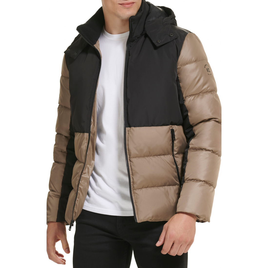 'Hooded Water Resistant' Pufferjacke für Herren