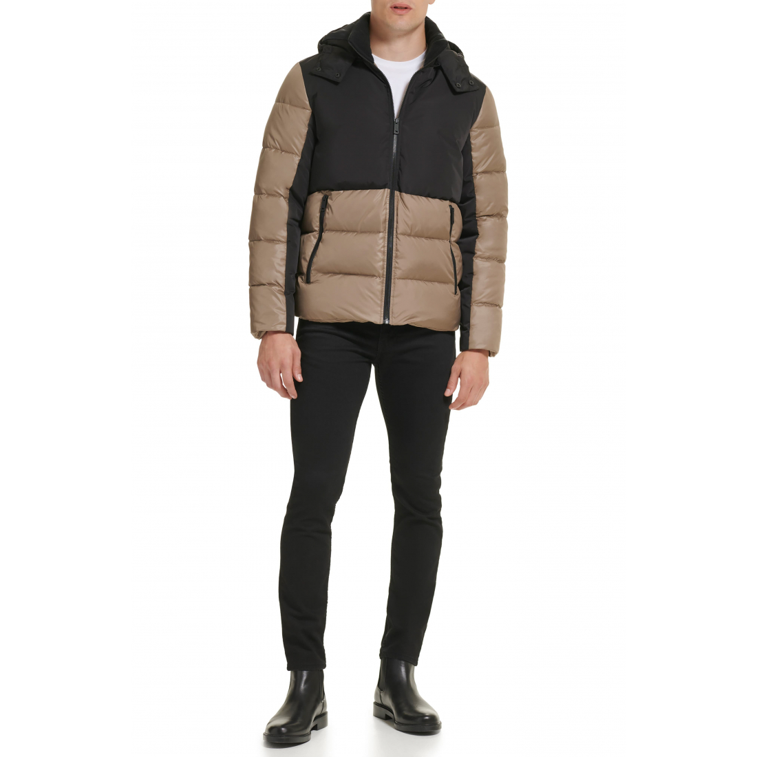 'Hooded Water Resistant' Pufferjacke für Herren