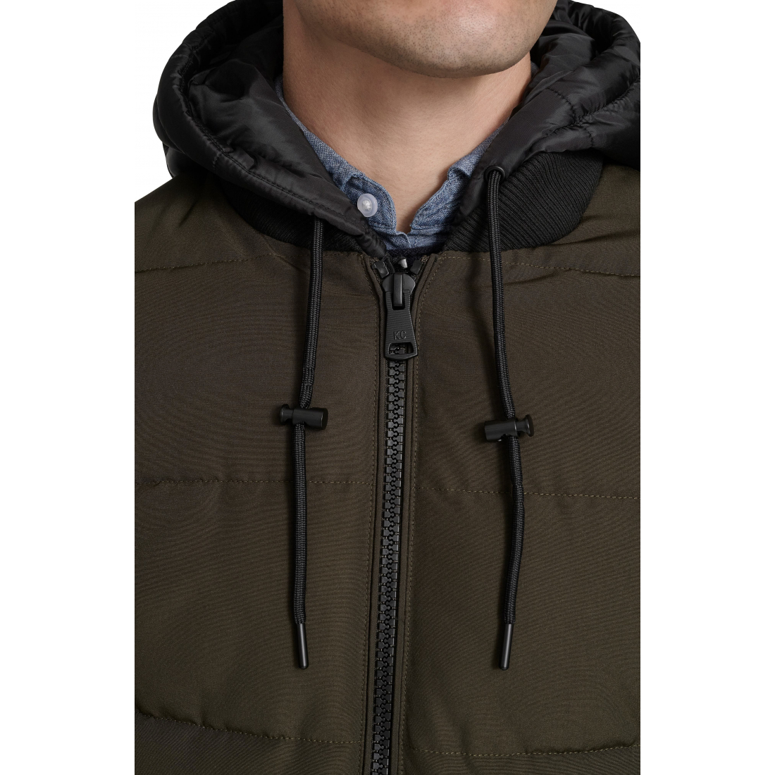 'Oxford Hooded Quilted' Bomberjacke für Herren