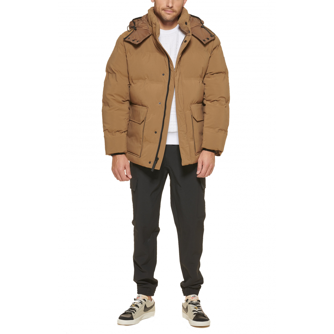 'Hooded' Pufferjacke für Herren
