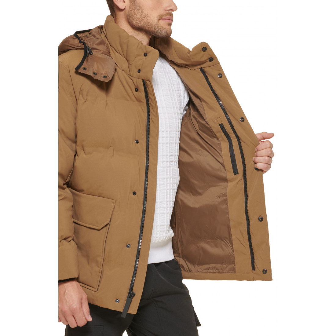'Hooded' Pufferjacke für Herren