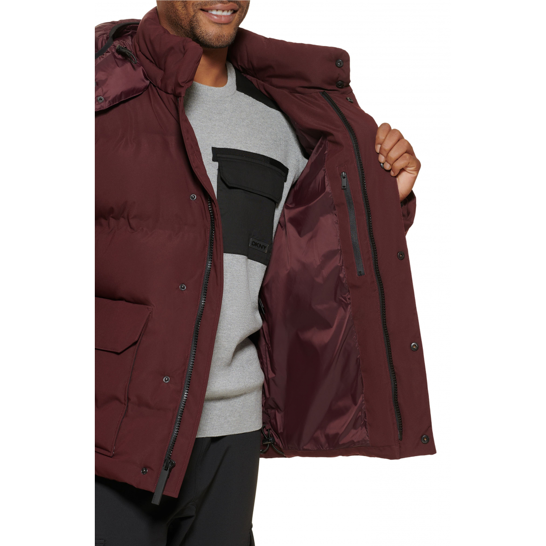 'Hooded' Pufferjacke für Herren