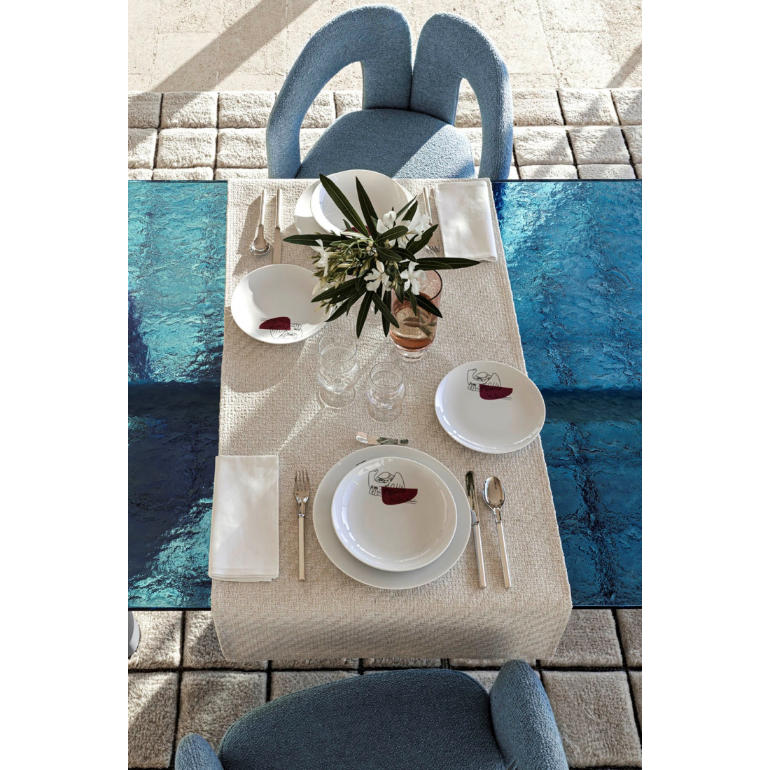 'Service Prunier' Dessert Plate Set - 20 cm - 2 Pieces