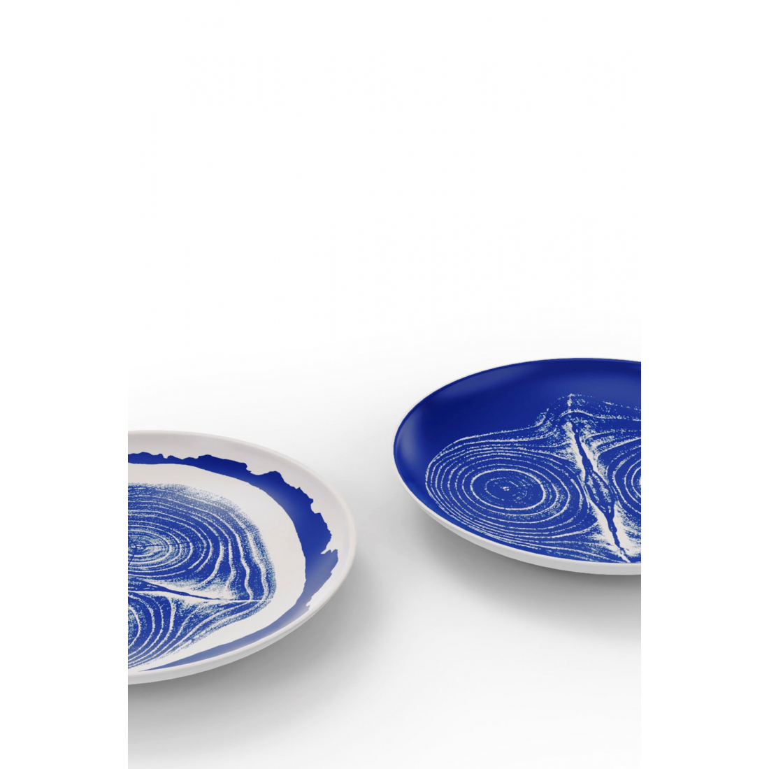 Ensemble d'assiettes 'Tronc Placeholder' - 33 cm - 2 Pièces