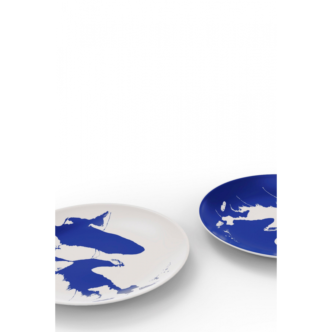 Ensemble d'assiettes 'Neige' - 33 cm - 2 Pièces