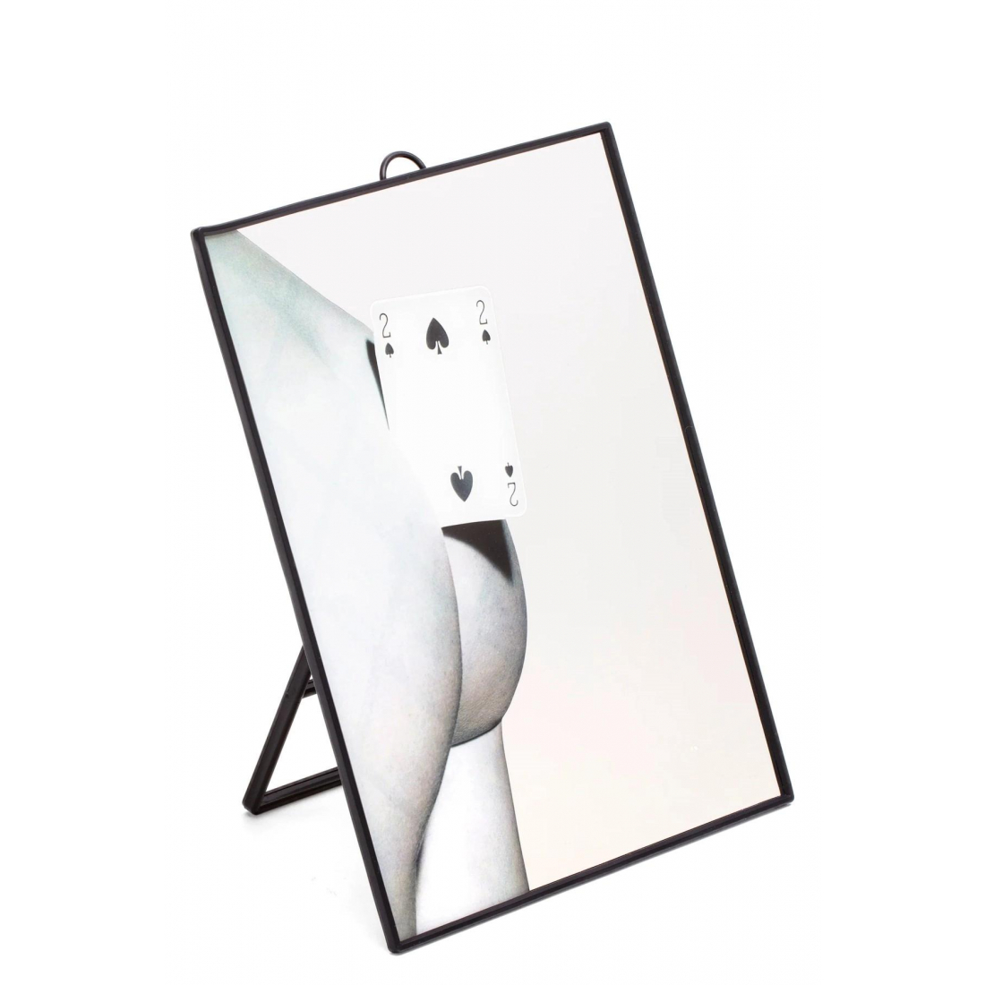 'Small Two Of Spades' Mirror - 17.5 cm x 23 cm