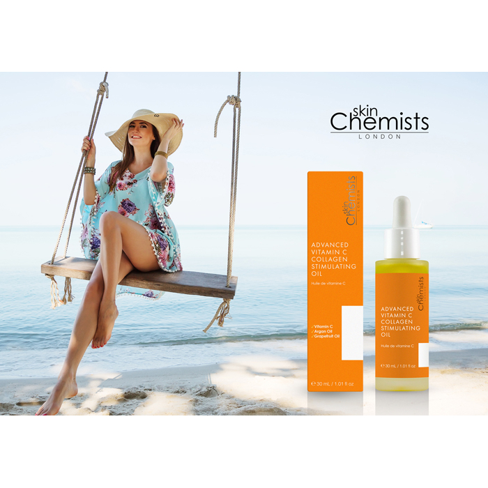 Huile pour le visage 'Advanced Vitamin C Collagen Stimulating' - 30 ml