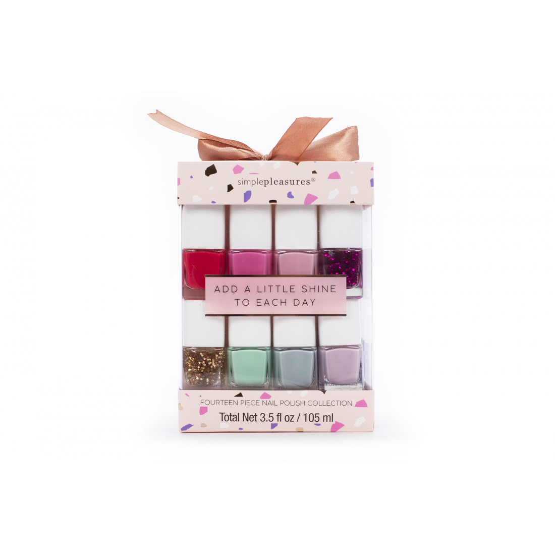 Set de vernis à ongles 'Cube' - 14 Unités