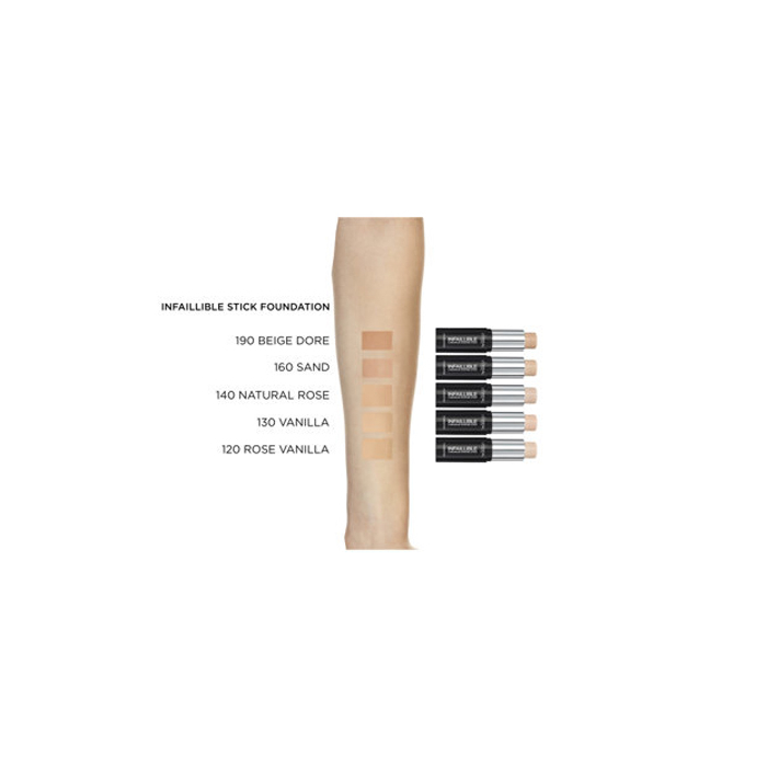 'Infaillible Shaping' Foundation Stick 140 Naturel Rose - 9 g