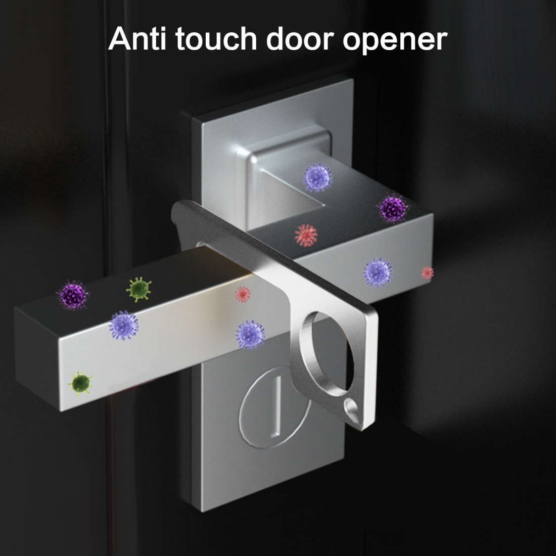 Keychain with hook opening