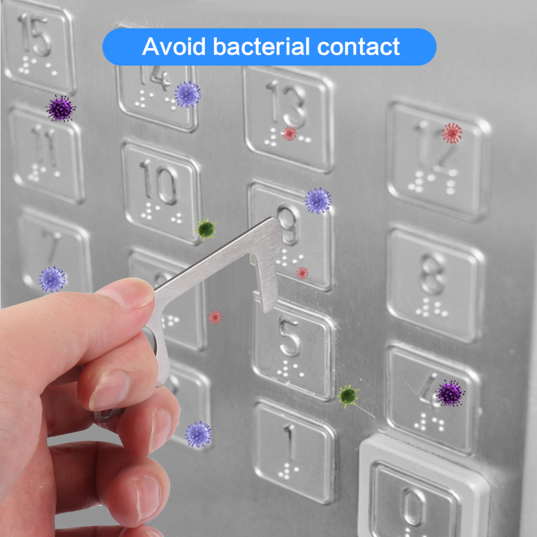 Keychain with hook opening