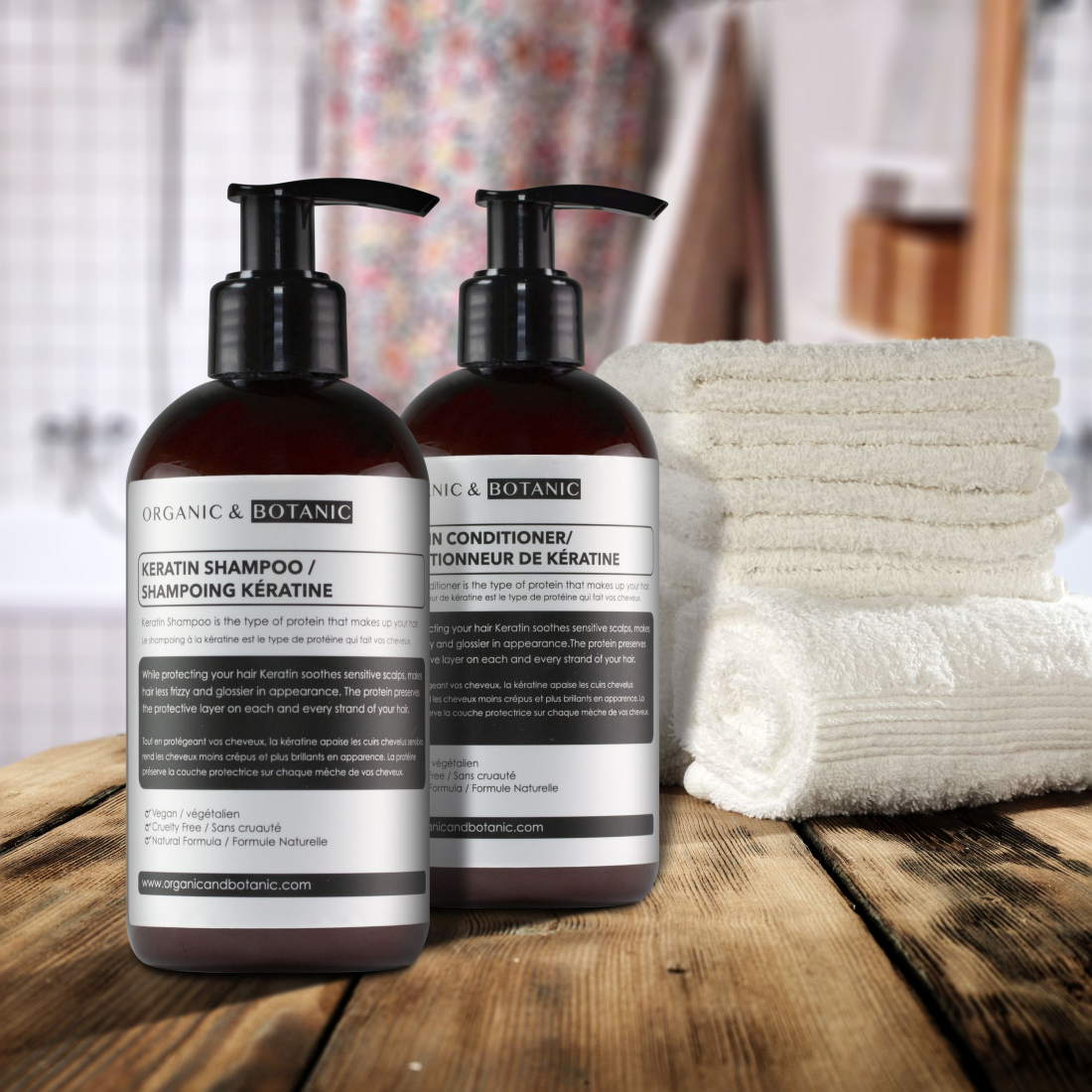 'Keratin' Conditioner, Shampoo -  2 Units