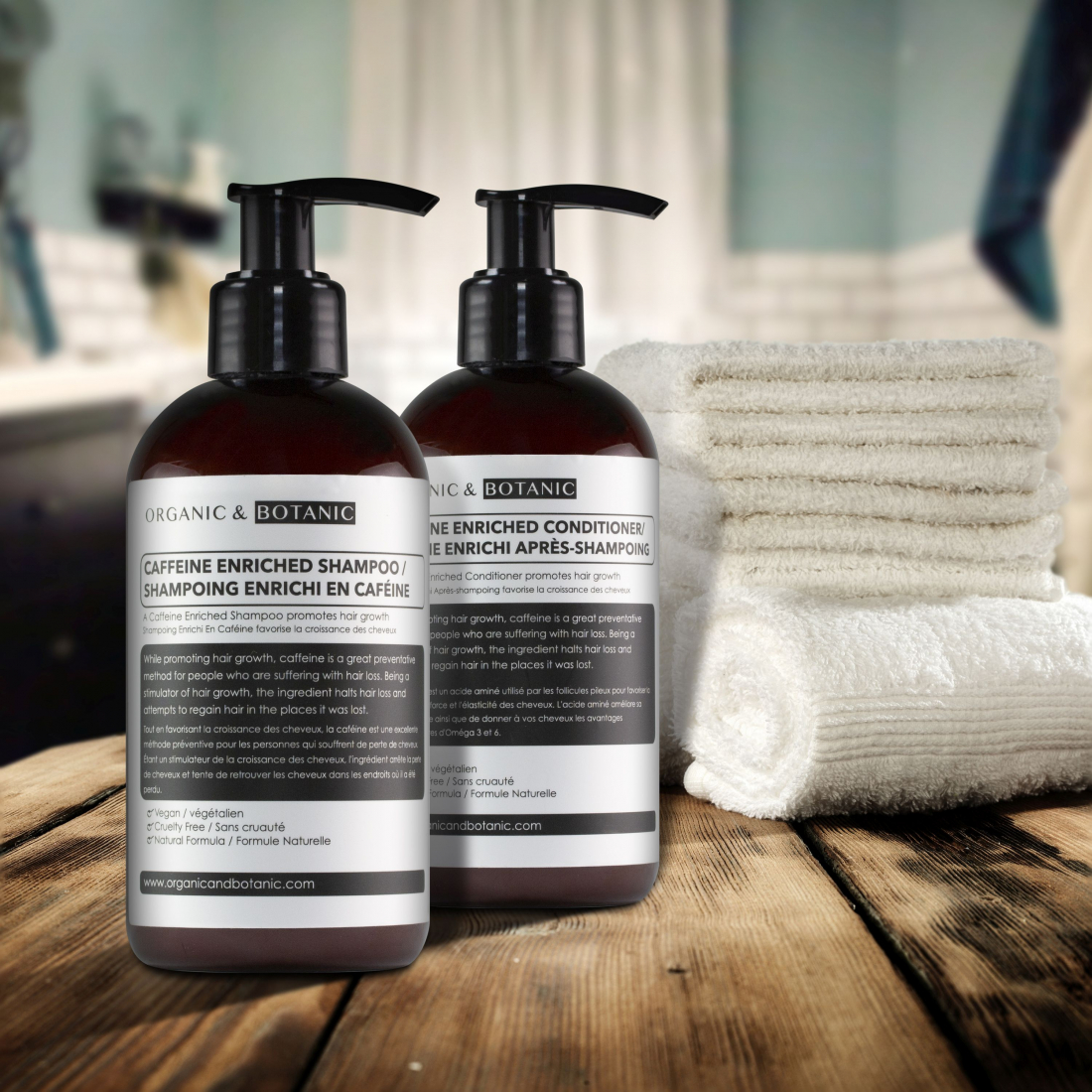 'Caffeine' Conditioner, Shampoo -  250 ml, 2 Units