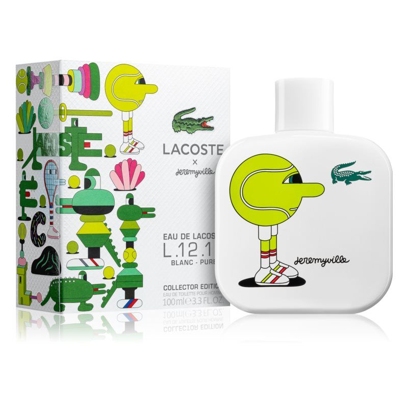 Eau de toilette 'Eau De Lacoste L.12.12 Blanc X Jeremyville' - 100 ml