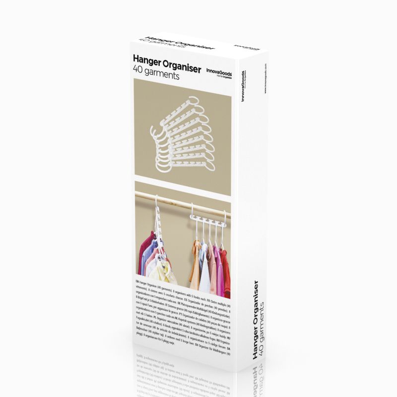 Organisateur De Cintre Pour 40 Vêtements - 24 Pièces