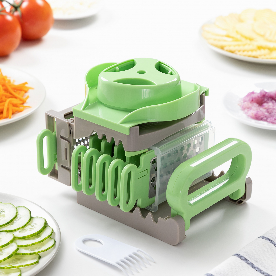 Mandoline-Râpe Pliable 6 En 1 Choppie
