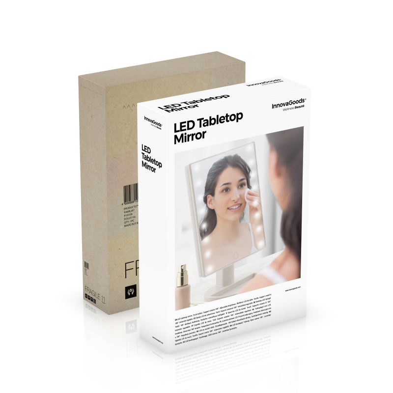 Miroir De Table LED Tactile