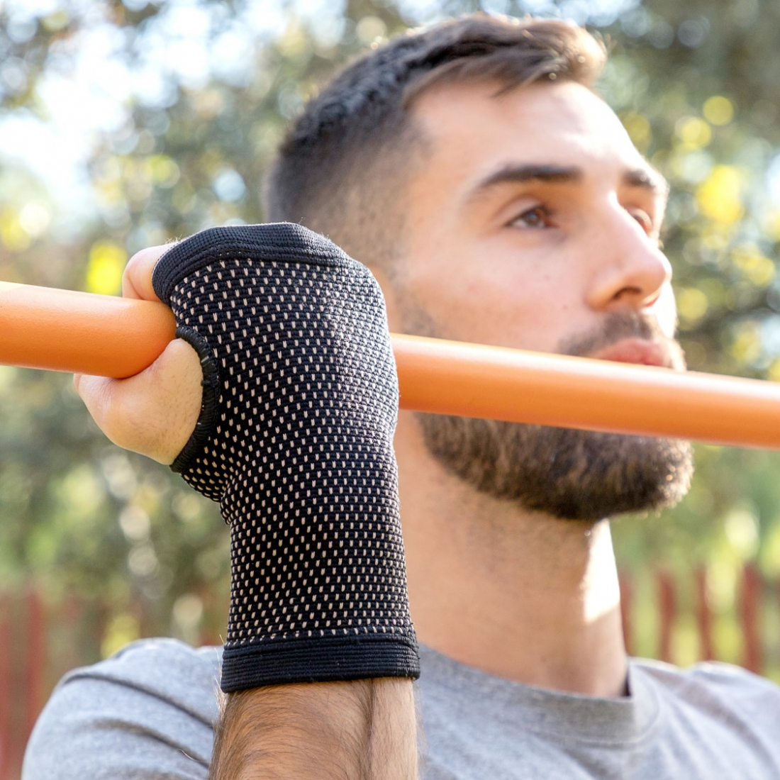 'Copper Wire & Bamboo' Wristband