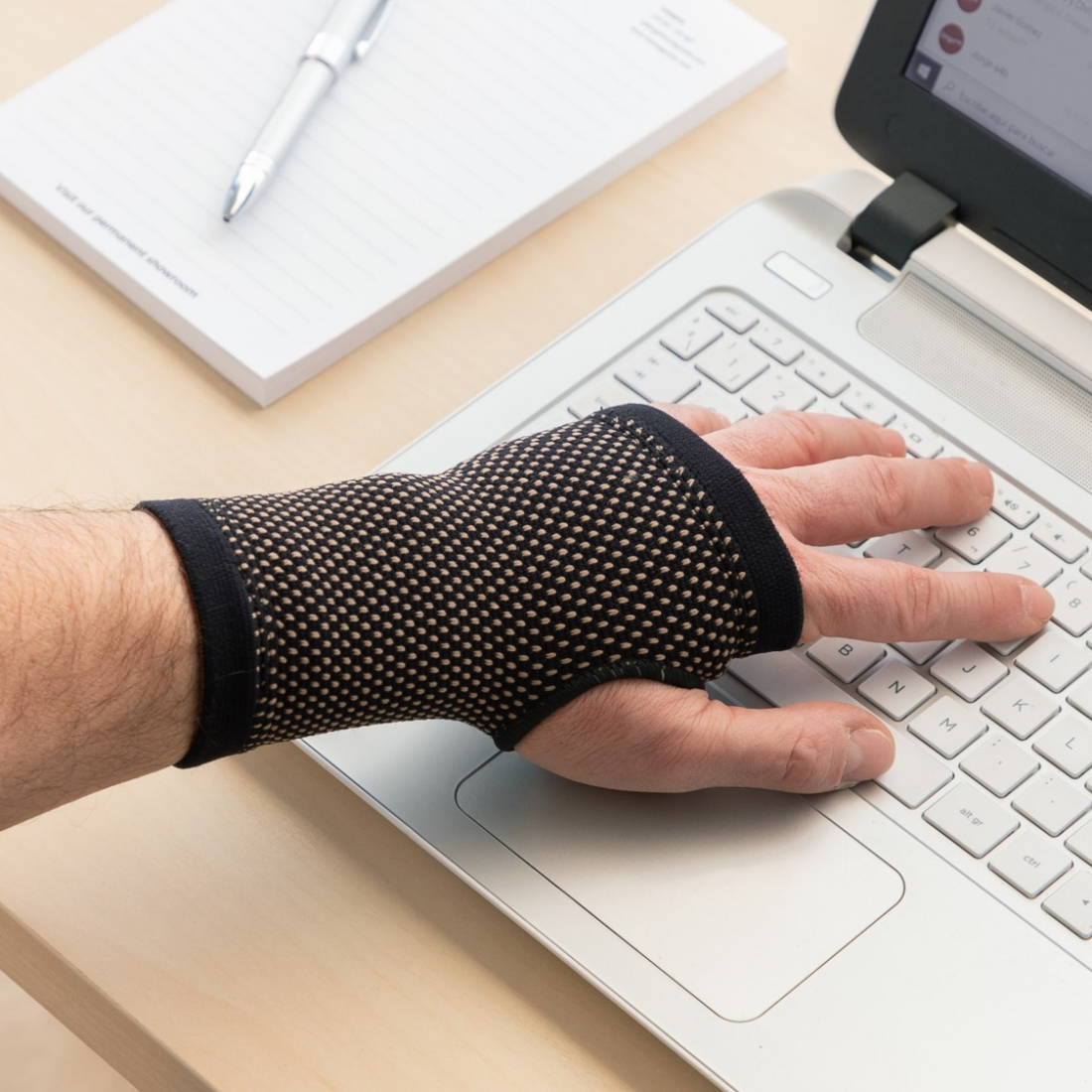 'Copper Wire & Bamboo' Wristband