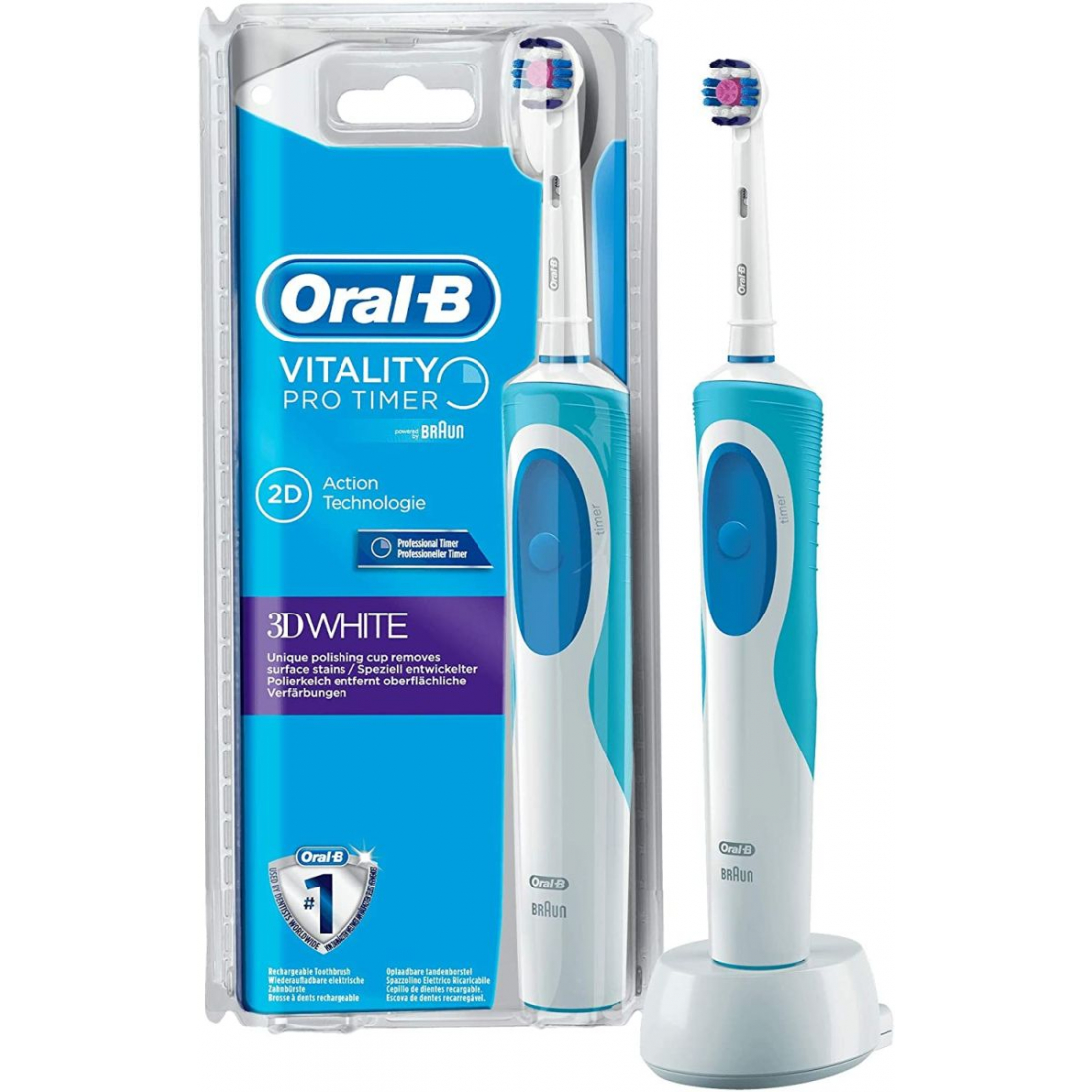 'Vitality 3D White Pro Timer' Dental Care Set - 14 Pieces